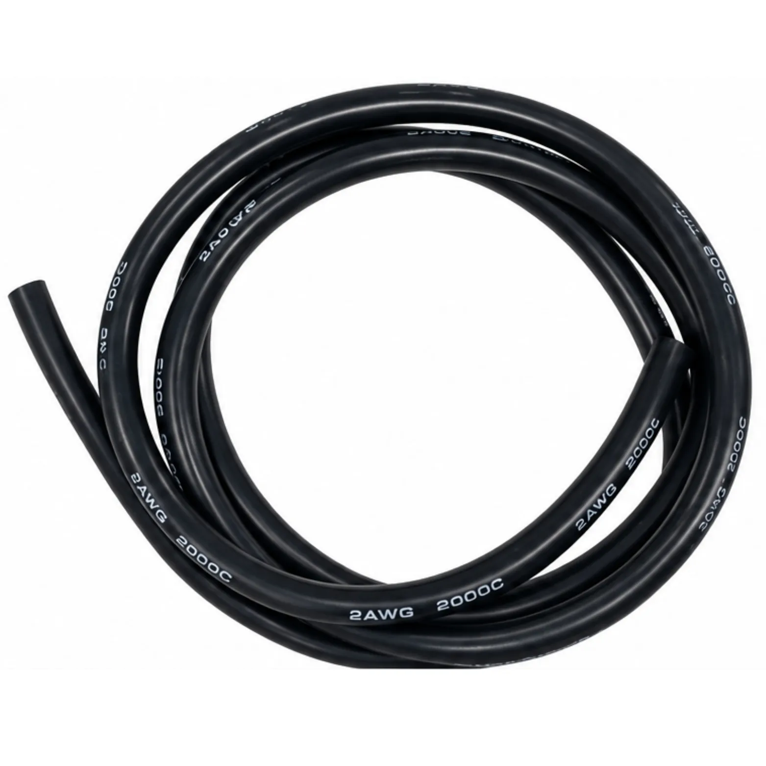 SILICONE WIRE 2AWG BLACK
